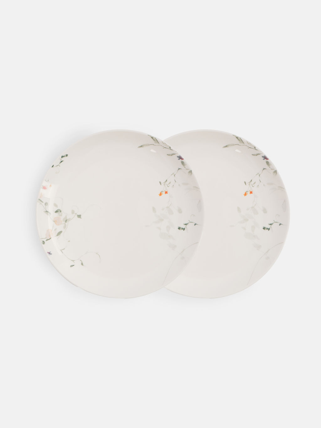Тарелка закусочная, 21 см, 2 шт, фарфор N, белая, Цветы и листья, Primrose - Anna lafarg фото 2