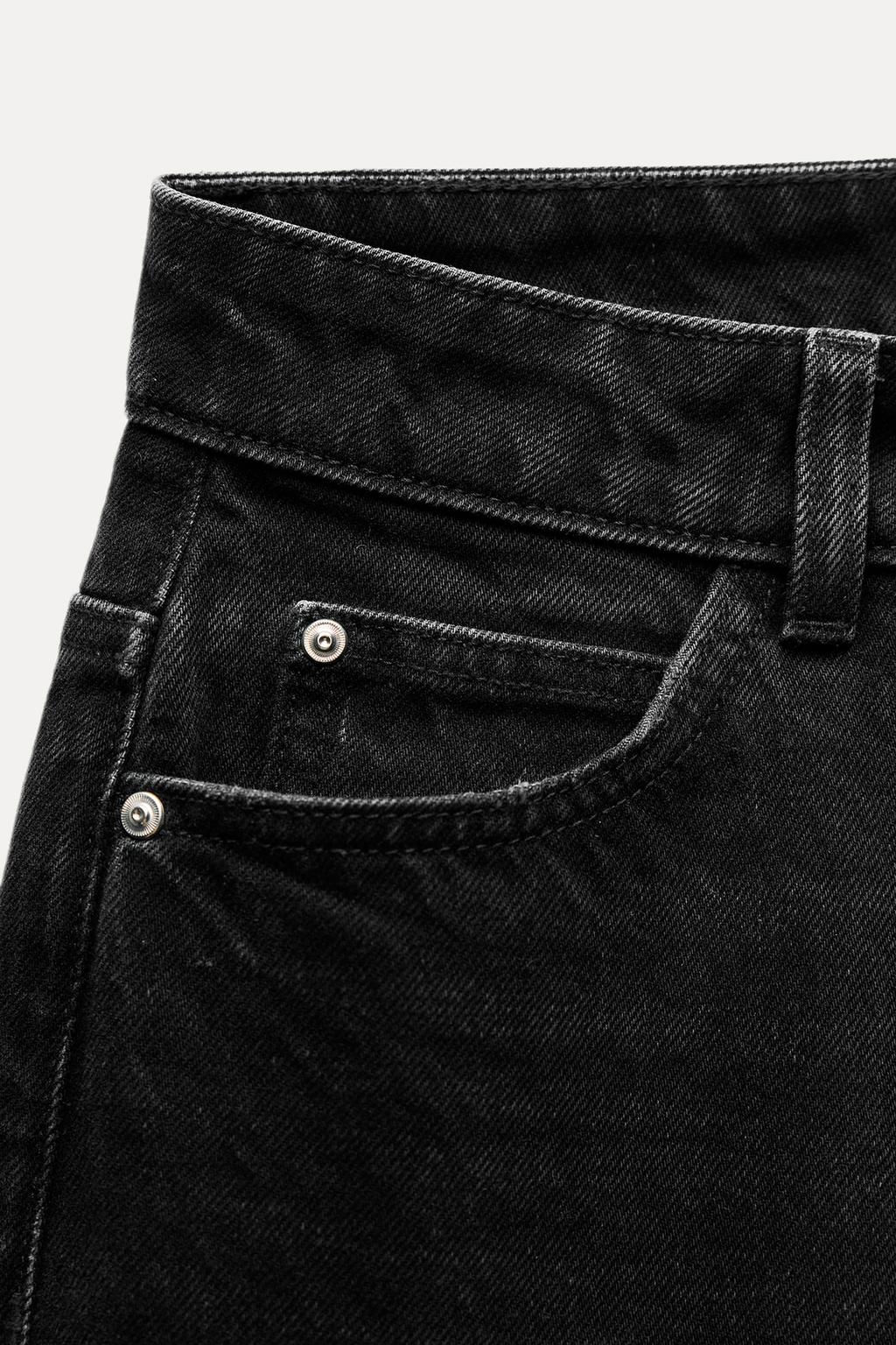 Z1975 STRAIGHT-FIT HIGH-WAIST LONG LENGTH JEANS - Zara фото 5