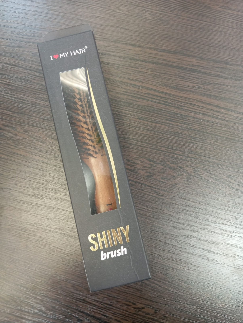 Щетка ILMH "Shine Brush" деревянная 17280 Восторг