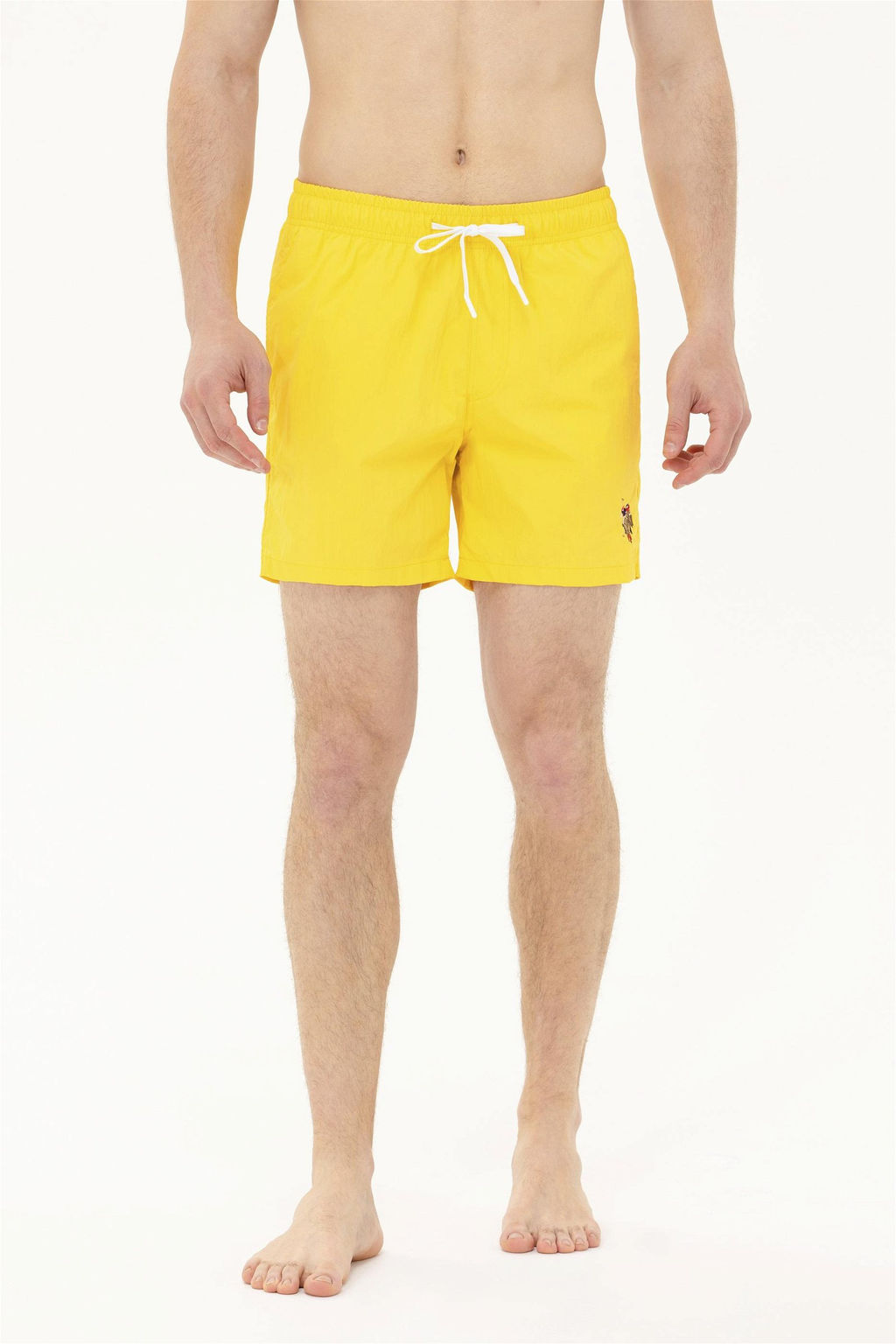 Мужские желтые морские шорты - U.s. polo assn фото 8