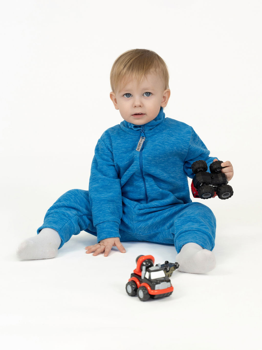 Комбинезон детский флисовый бирюзовый