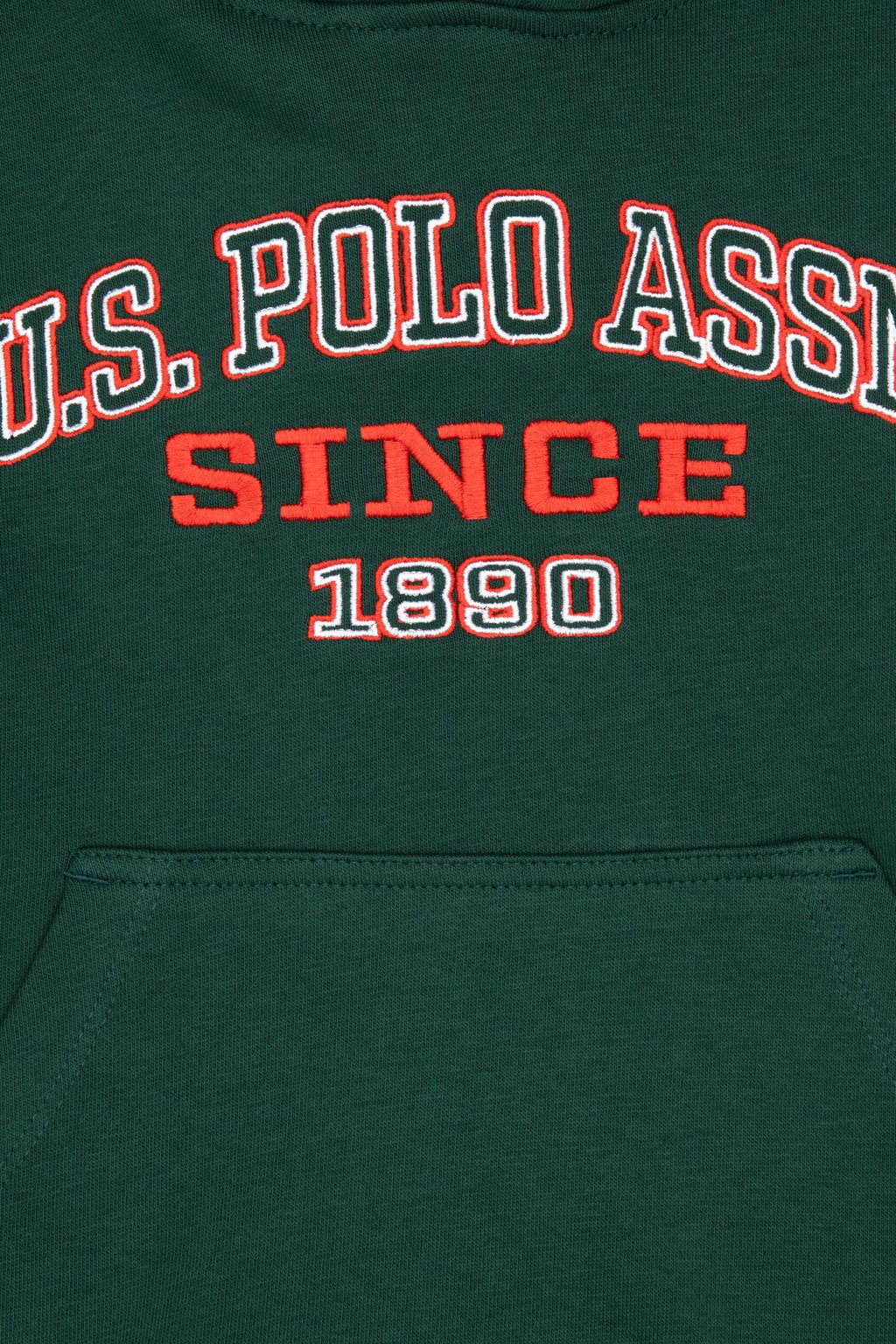 Erkek _ocuk Koyu Ye_il Kap__onlu Sweatshirt Sepette S_rpriz _ndirim - U.s. polo assn фото 3