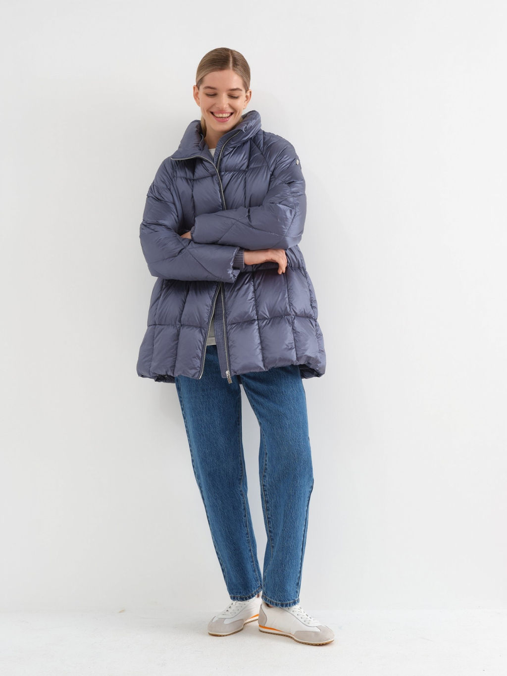 Conso/WDM 230564 - dusty blue Пуховая куртка  фото 5