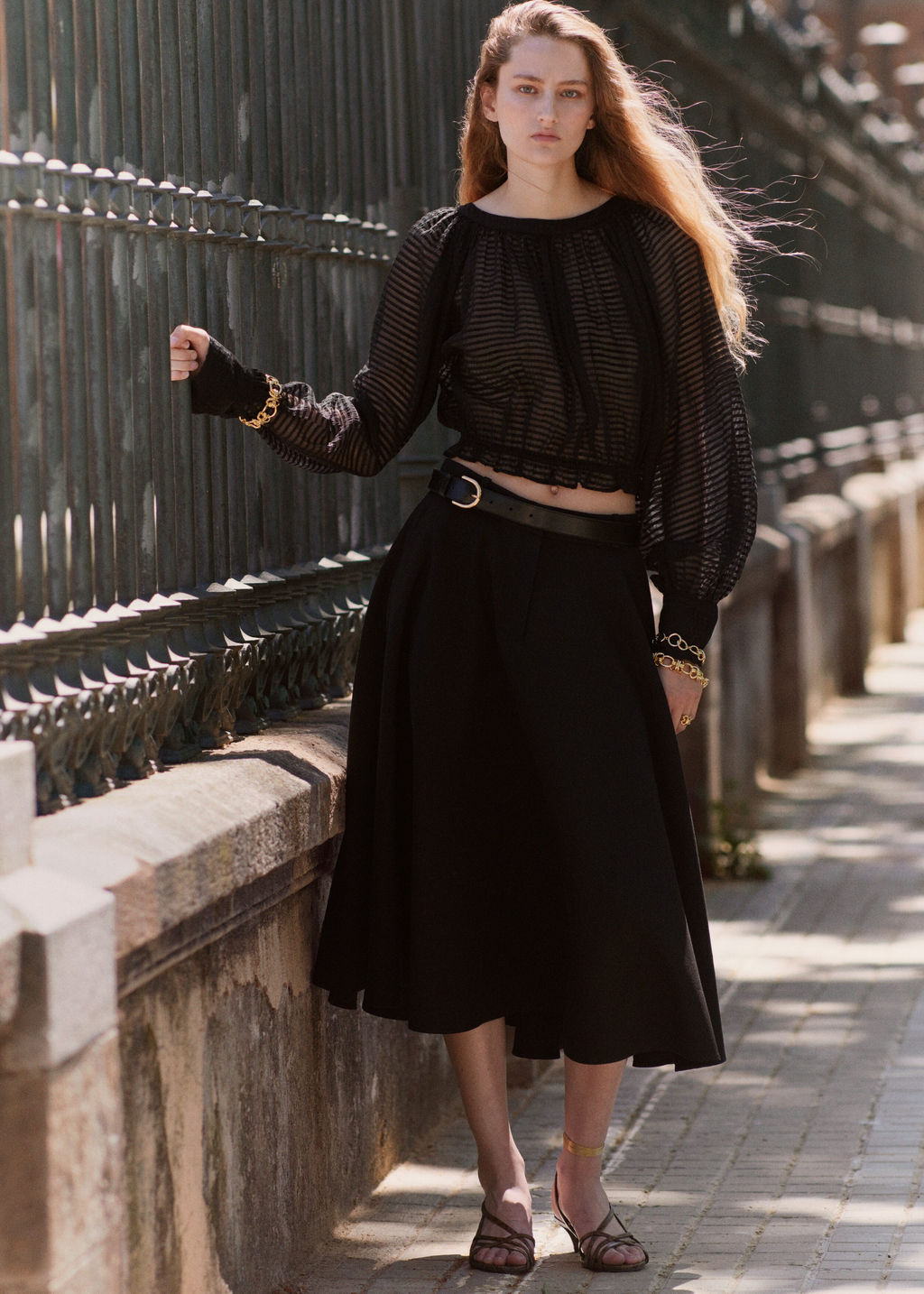Falda sastre con corte circular - H&m фото 9