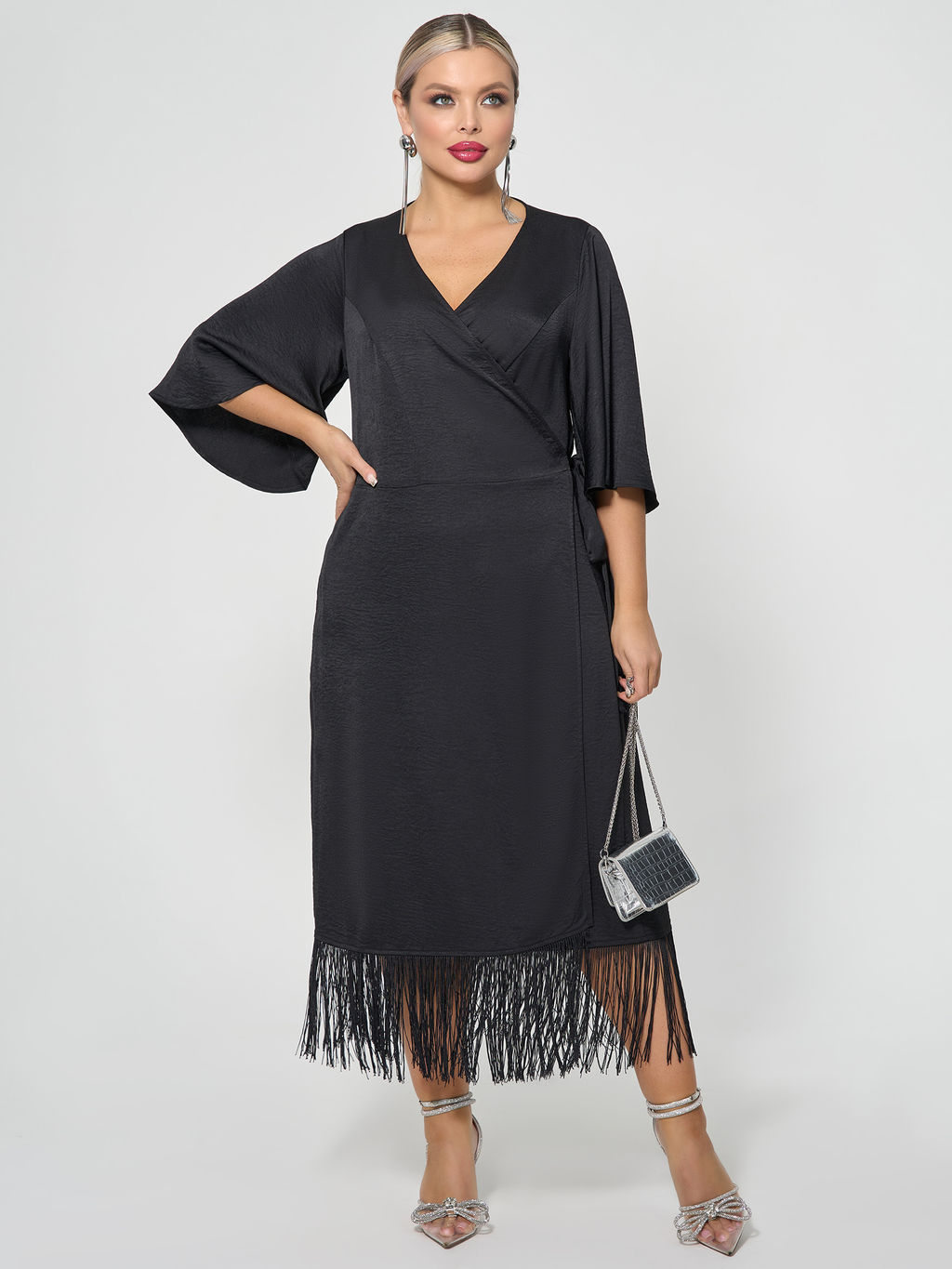 Платье 0383-1с черный - Dora фото 13