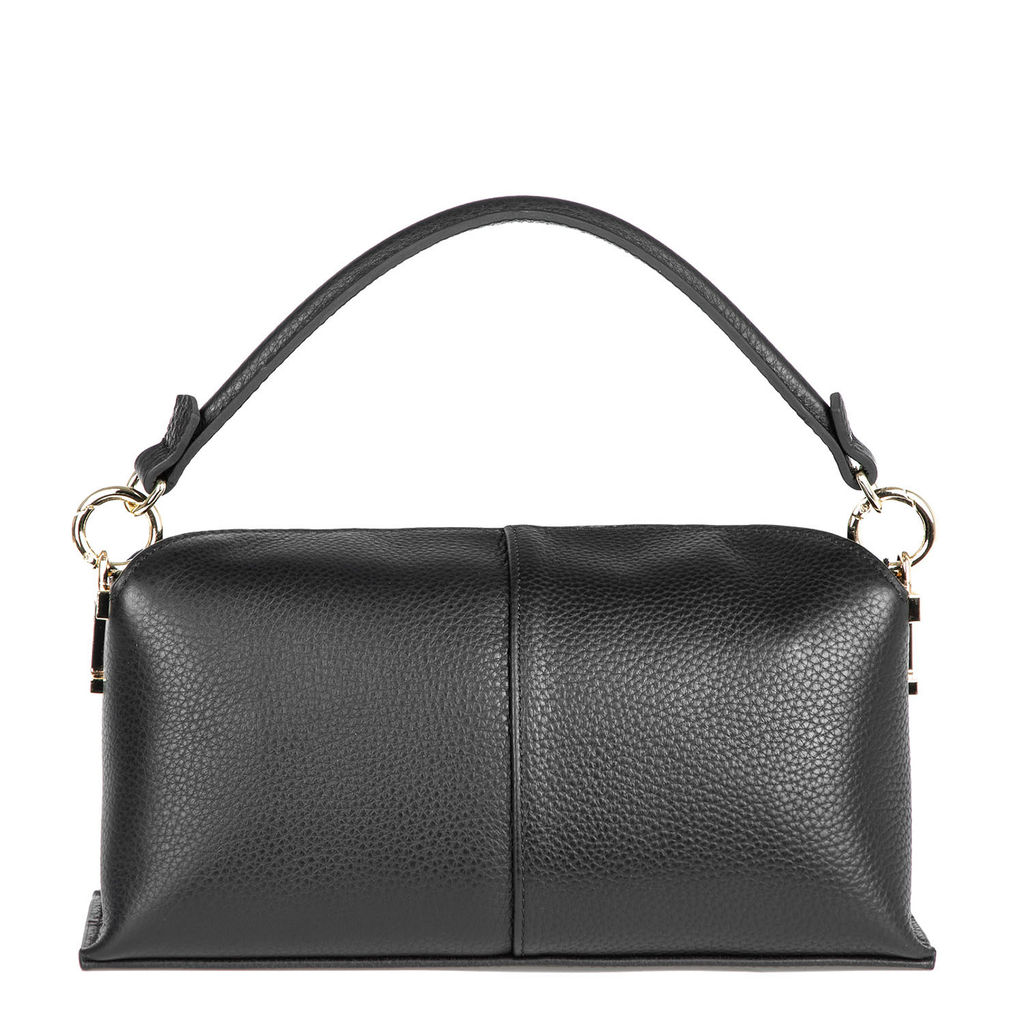 1802 черный, Женская кожаная сумка, Barcelo Biagi