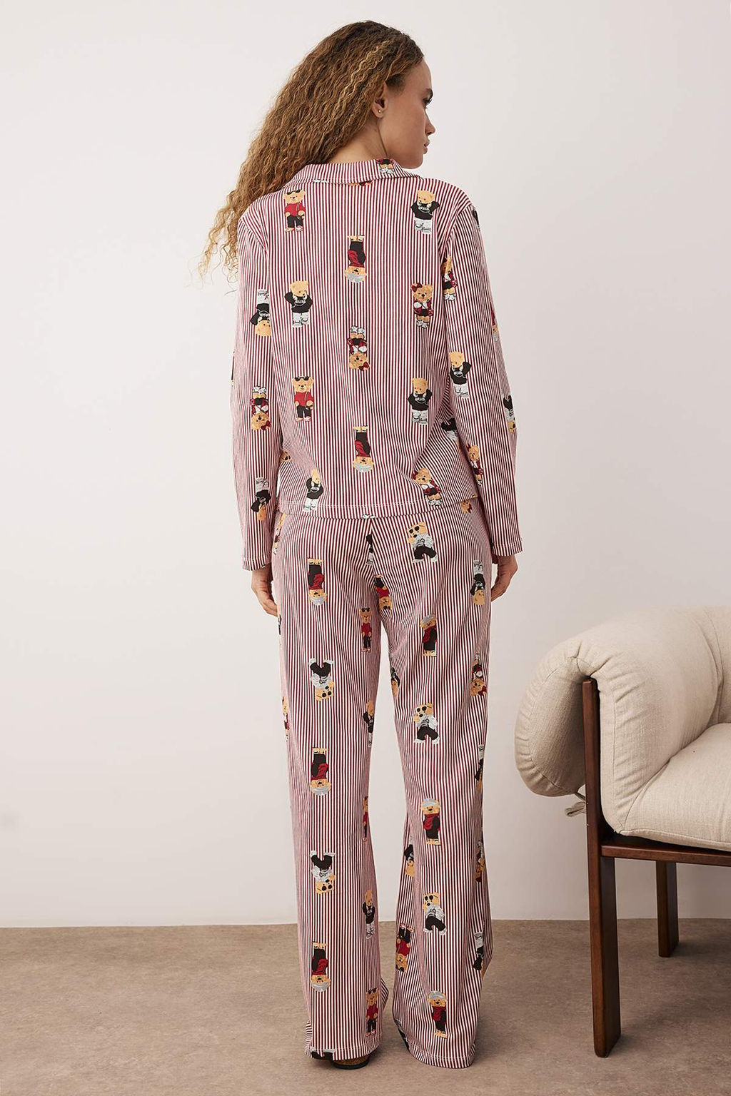 Cok Renkli Animal Suprem Orme Pijama Tak?m? THMAW26PT00171 - Trendyolmilla фото 4