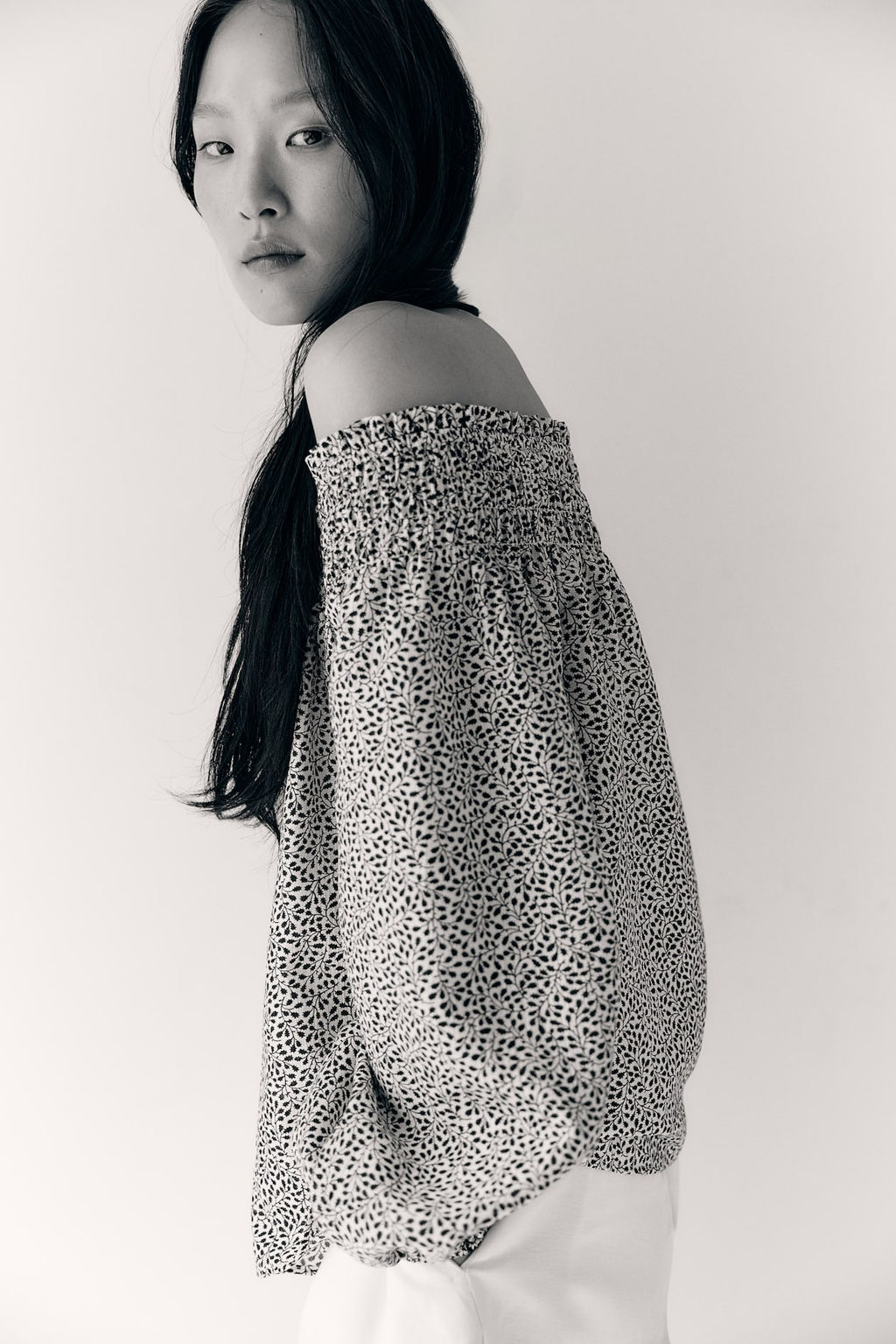 Blusa off-the-shoulder - H&m фото 4
