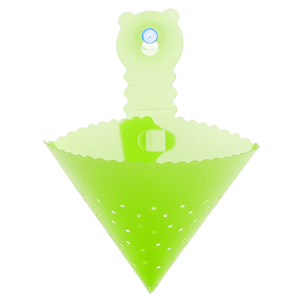 Фильтр-воронка для мусора и отходов в раковину, 18,5х12,5х15,5см, ПВХ, складная, на присоске, цвета микс, в п/эт упаковке (Китай) - Домашняя мода фото 2