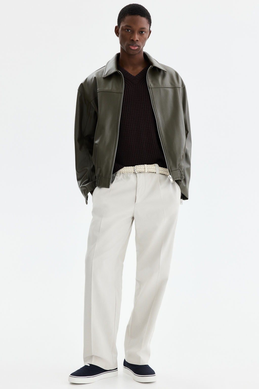 Pantal?n sastre de algod?n y lyocell Relaxed Fit - H&m фото 4