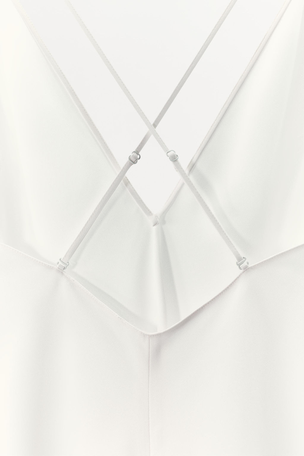 VESTIDO FORRO TIRANTES MULTIPOSICI?N / Blanco roto - Zara фото 8