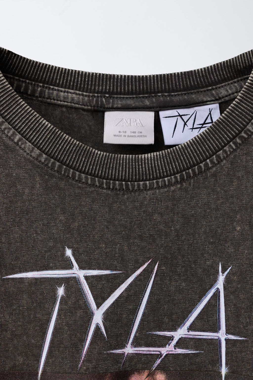 FADED-EFFECT TYLA  T-SHIRT - Zara фото 3
