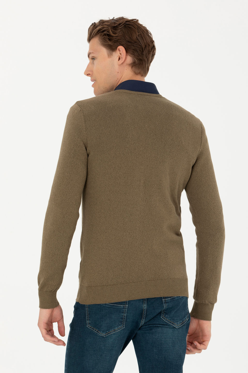 Мужской свитер цвета хаки - U.s. polo assn фото 19