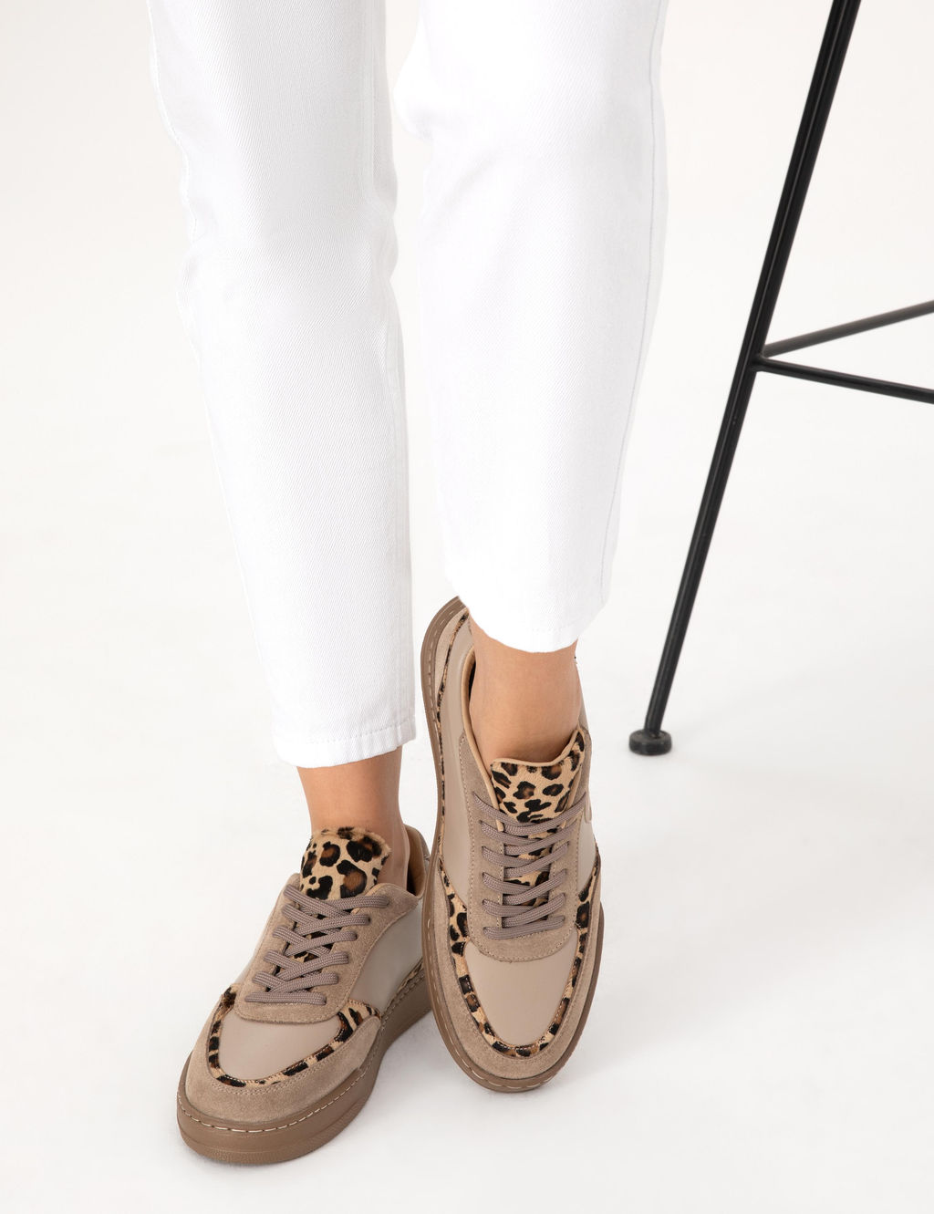 Bej Deri Sneaker - Pierre cardin фото 4