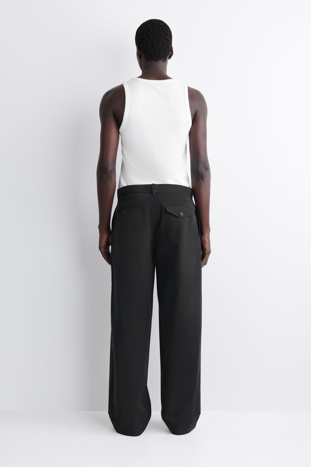 PANTAL?N CHINO WIDE LEG DE ALGOD?N - H&m фото 6