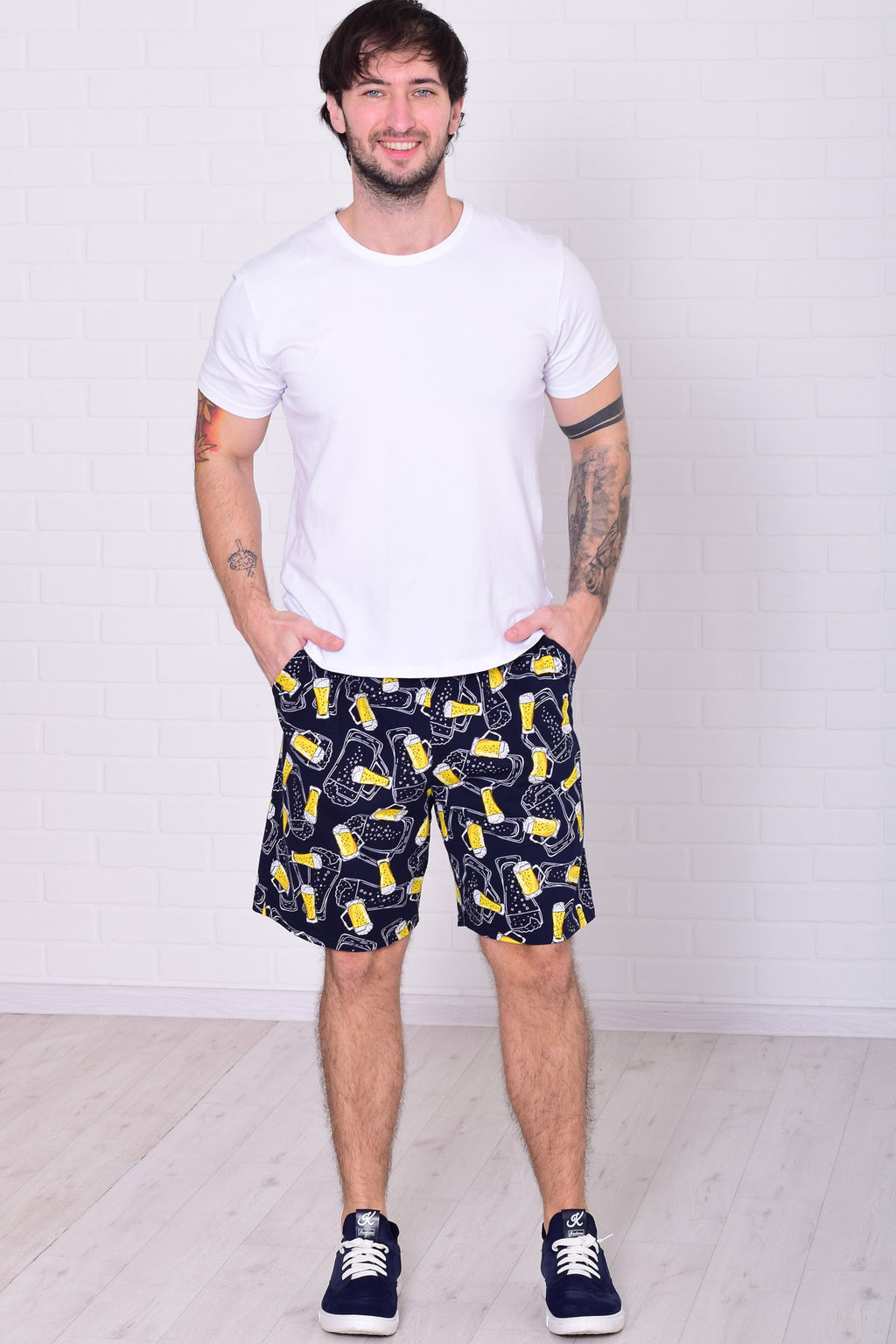 Шорты мужские 9-173 из хлопка - Новое кимоно фото 39