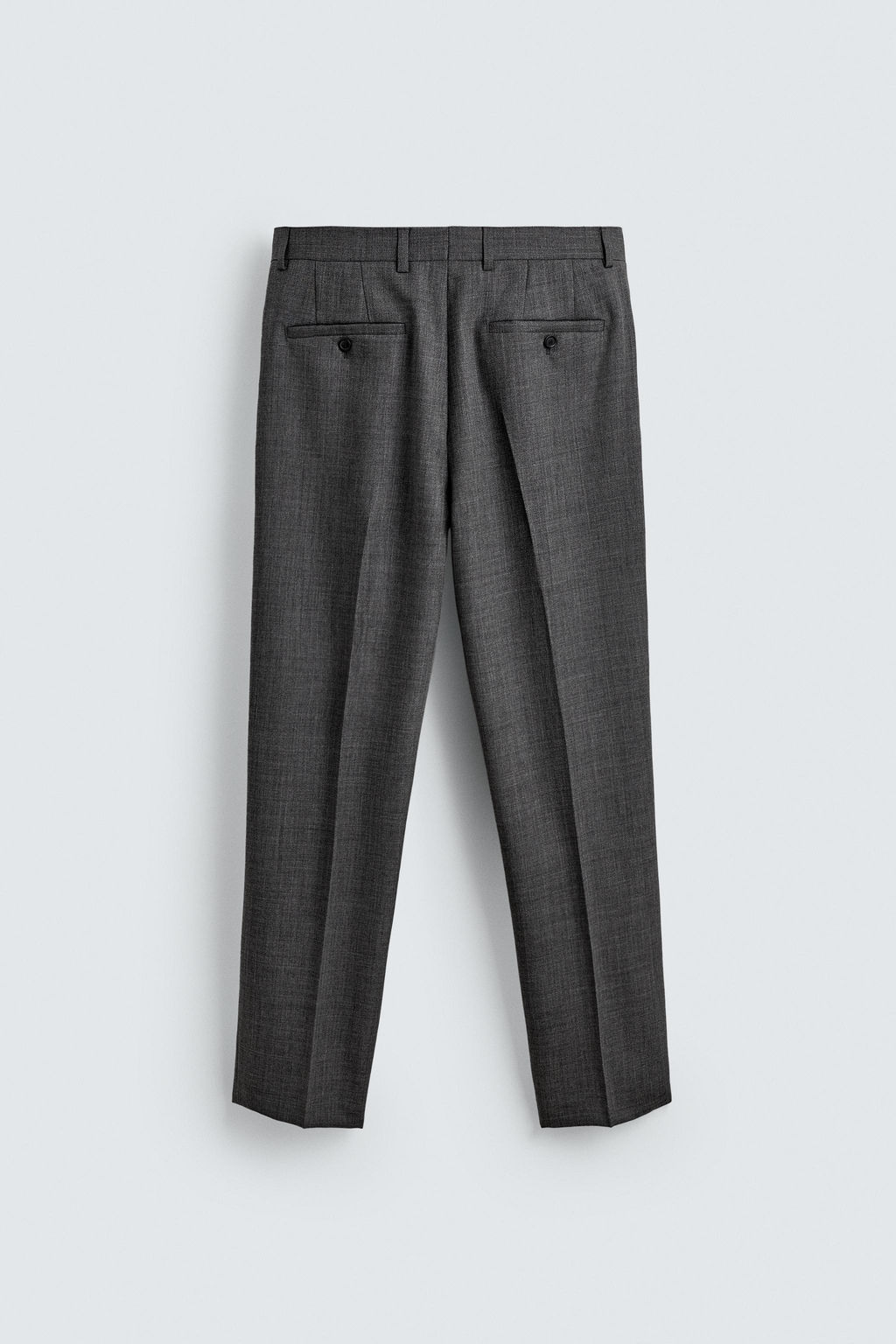 PANTAL?N REGULAR FIT 100% LANA / Gris - Zara фото 8