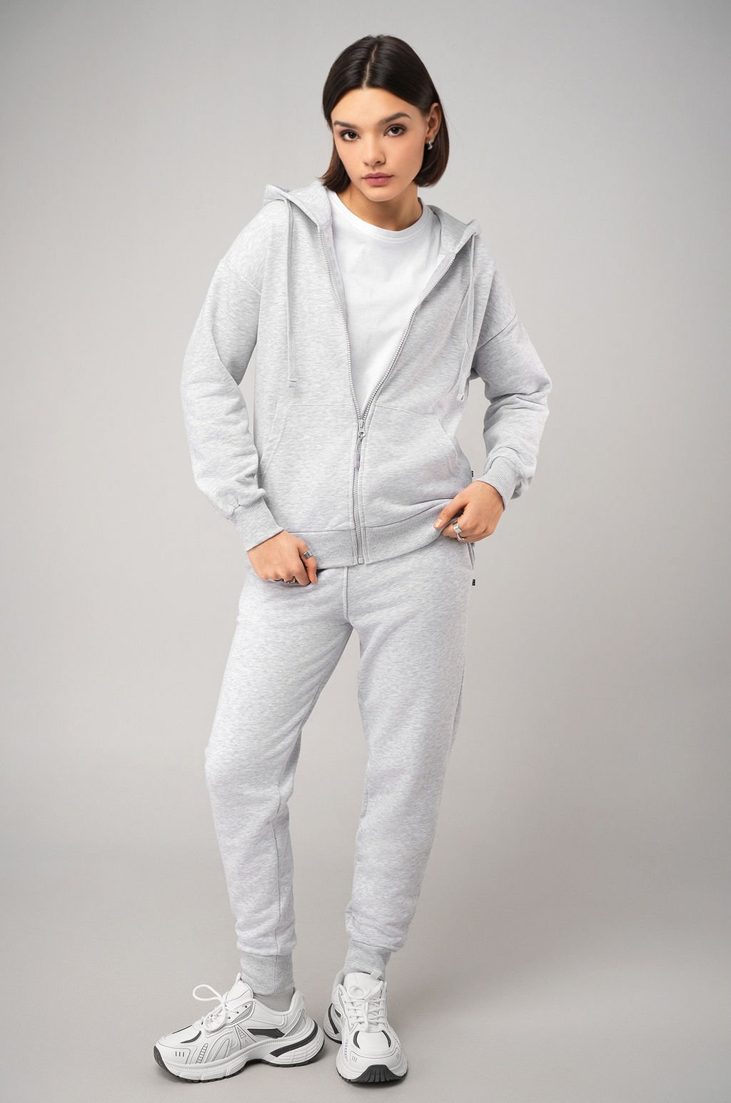 Женский спортивный костюм из футера трехнитки Happyfox