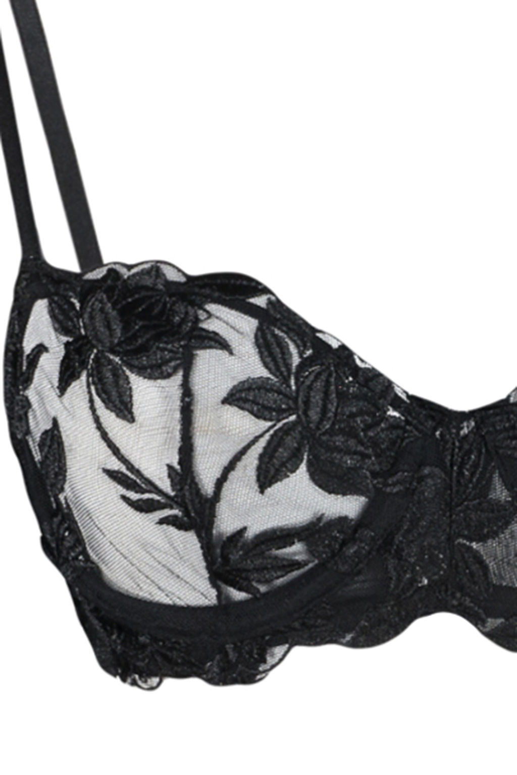 TRENDYOLMILLA Siyah Nak?sl? Dantelli Ip Ask?l? Kaps?z Orme Ic Camas?r? Tak?m? THMAW24CC00012  фото 9