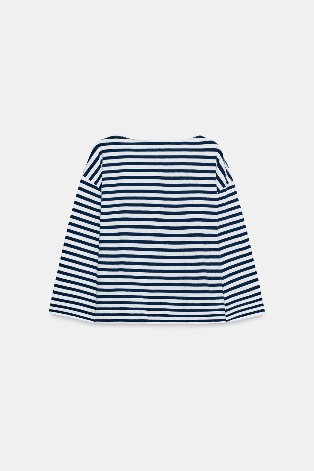 CAMISETA R?STICA RAYAS / Azul / Blanco