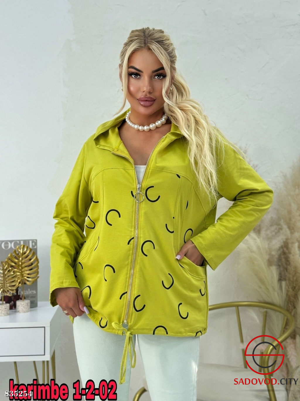 Кофта женская на молнии - Bruno фото 6