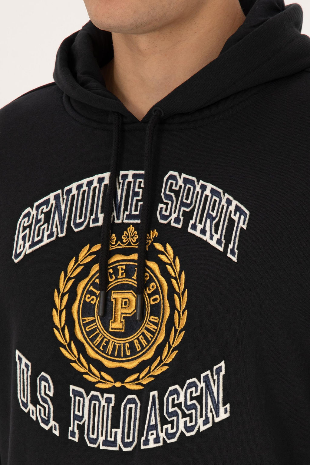 Erkek Regular Fit Kap__onlu _ardonlu Siyah Sweatshirt - U.s. polo assn фото 7