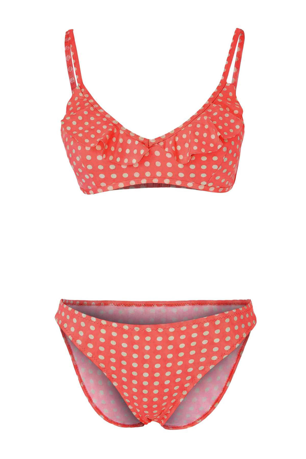 Puantiye Desenli __gen Kapl_ F_rf_rl_ Normal Bel Regular Bikini Tak_m_ TBESS26BT00215 - Trendyolmilla фото 5