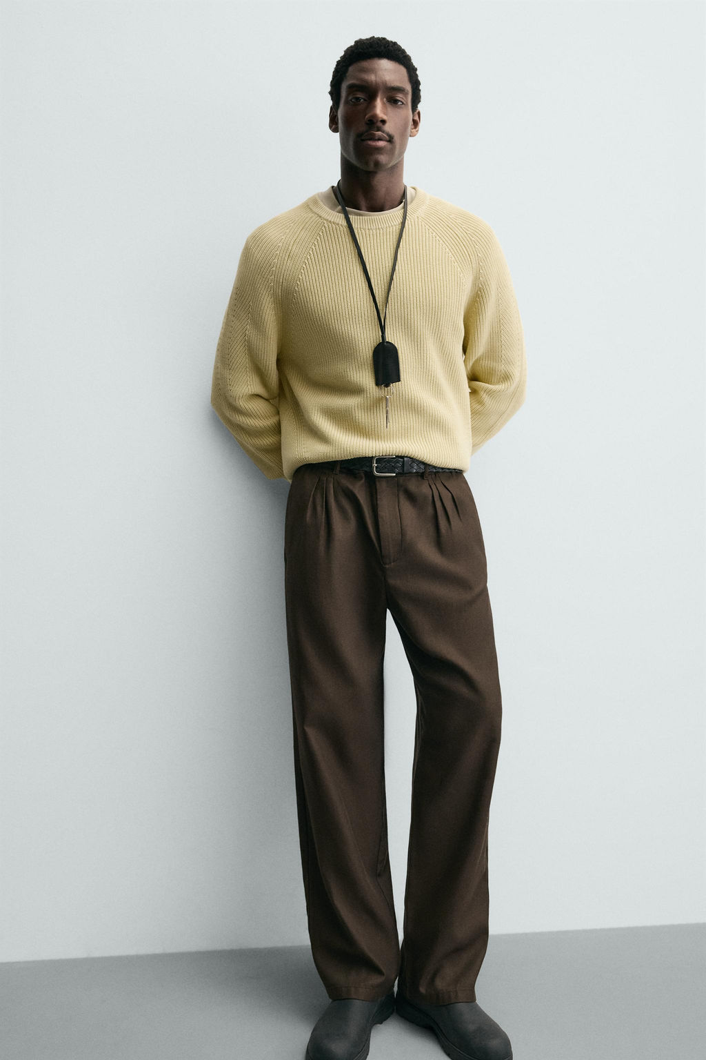 RIBBED TEXTURED JUMPER - Zara фото 15