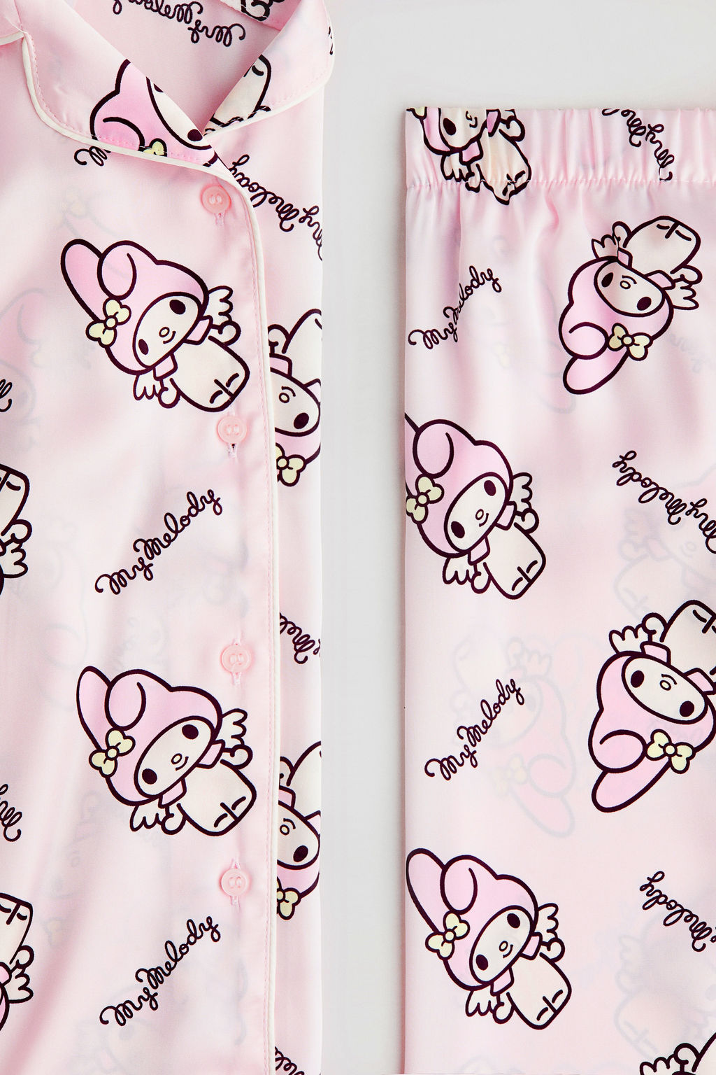 Pijama estampado de sat?n - H&m фото 2