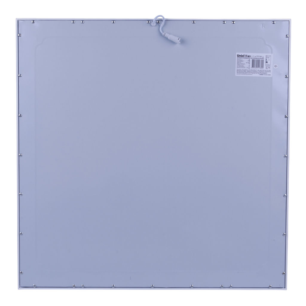 ULP-6060-42W/4000K EFFECTIVE WHITE Светильник светодиодный потолочный встраиваемый. Белый свет (4000K). Корпус белый. В комплекте с и/п. ТМ Uniel.
