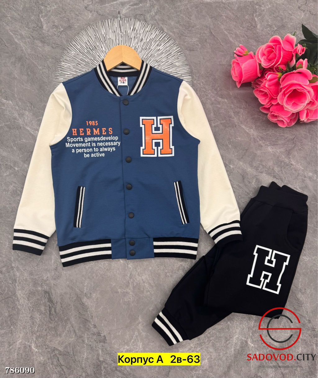 Костюм двойка для мальчика на кнопках - Bruno фото 4