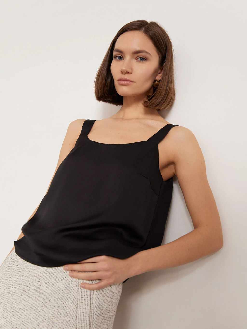 Однотонный топ - Emka фото 2