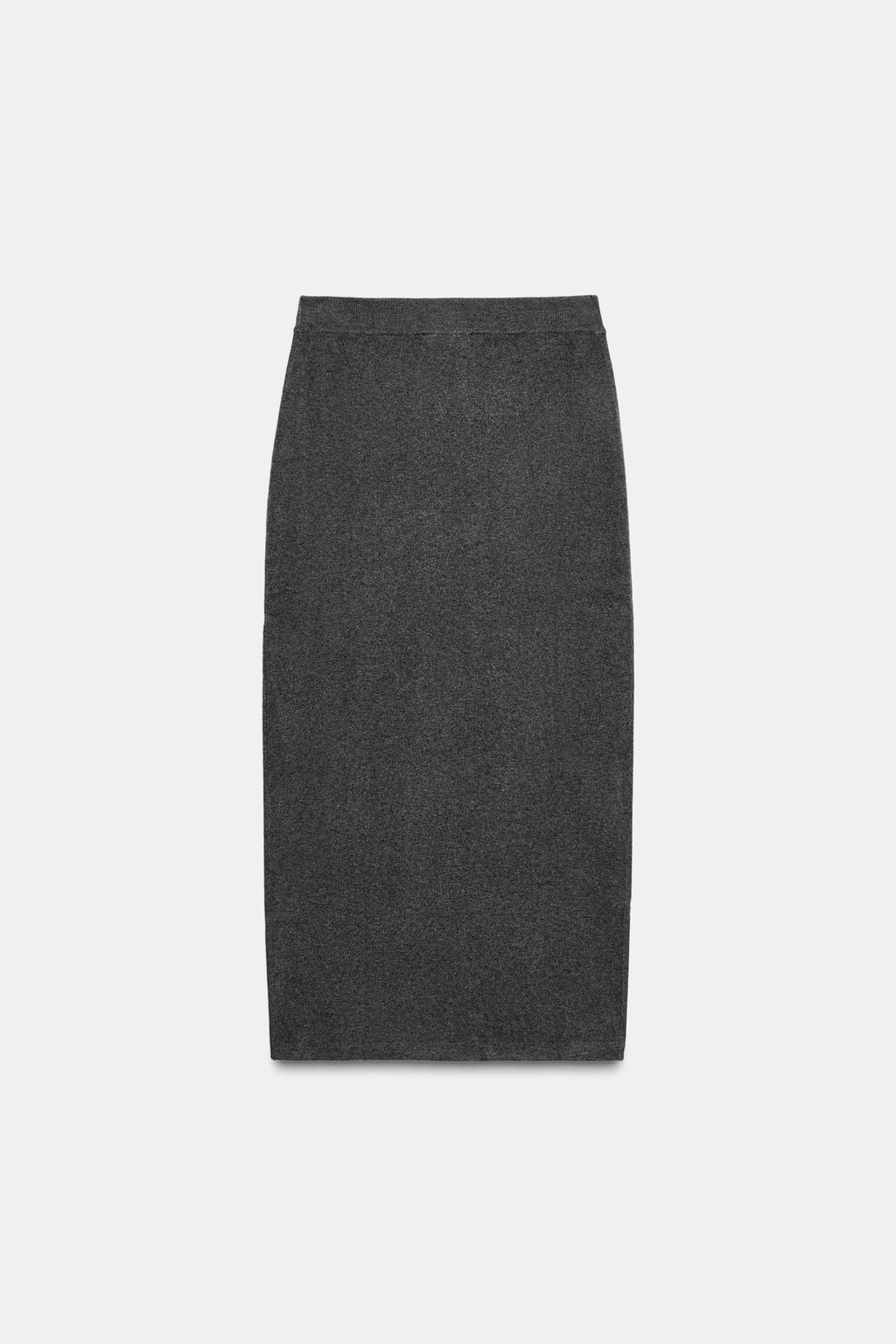 SOFT-TOUCH PLAIN KNIT MIDI SKIRT - Zara фото 7
