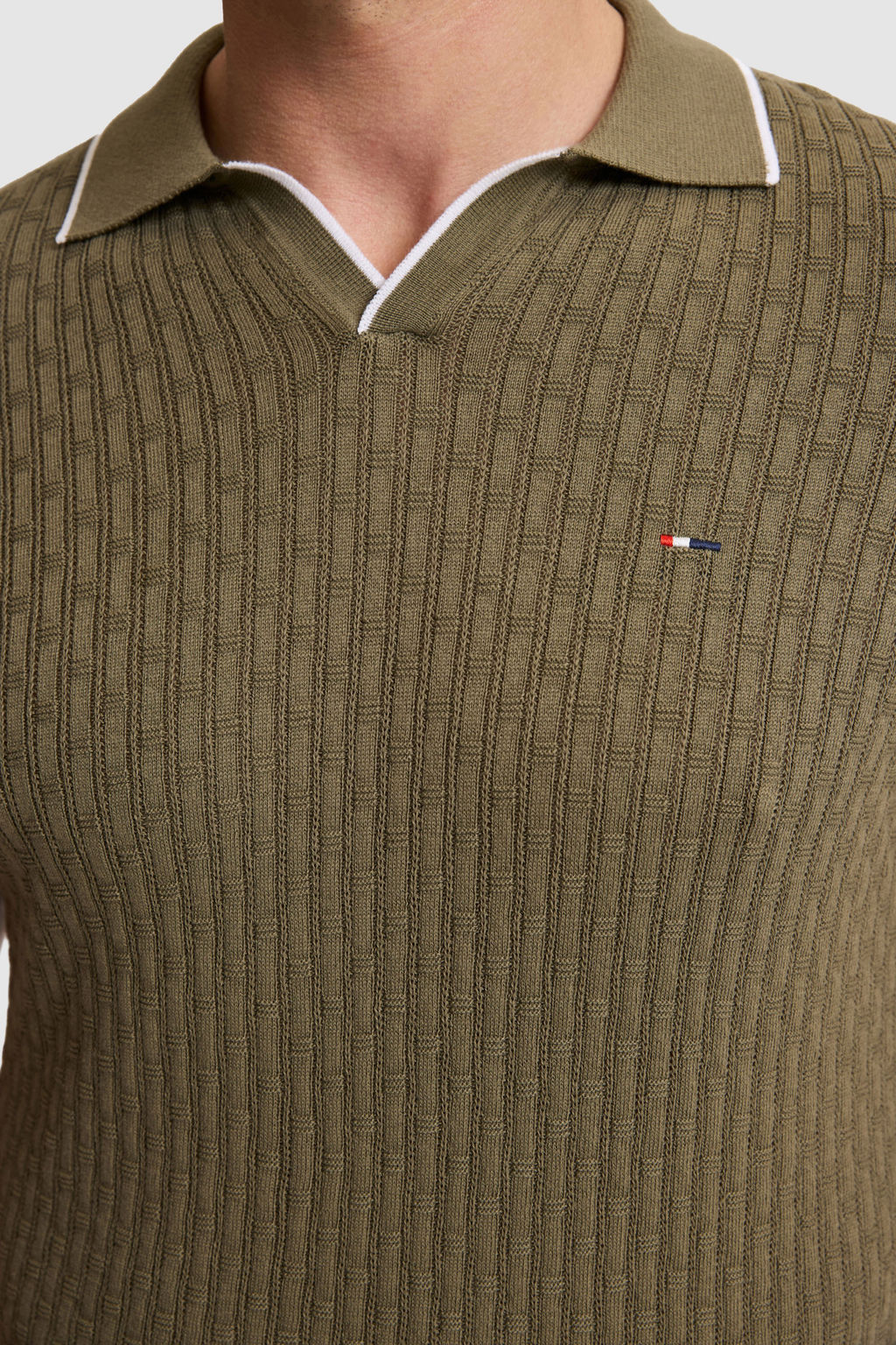 Erkek Haki Slim Fit Polo Yaka Triko TiЕГrt - U.s. polo assn фото 7
