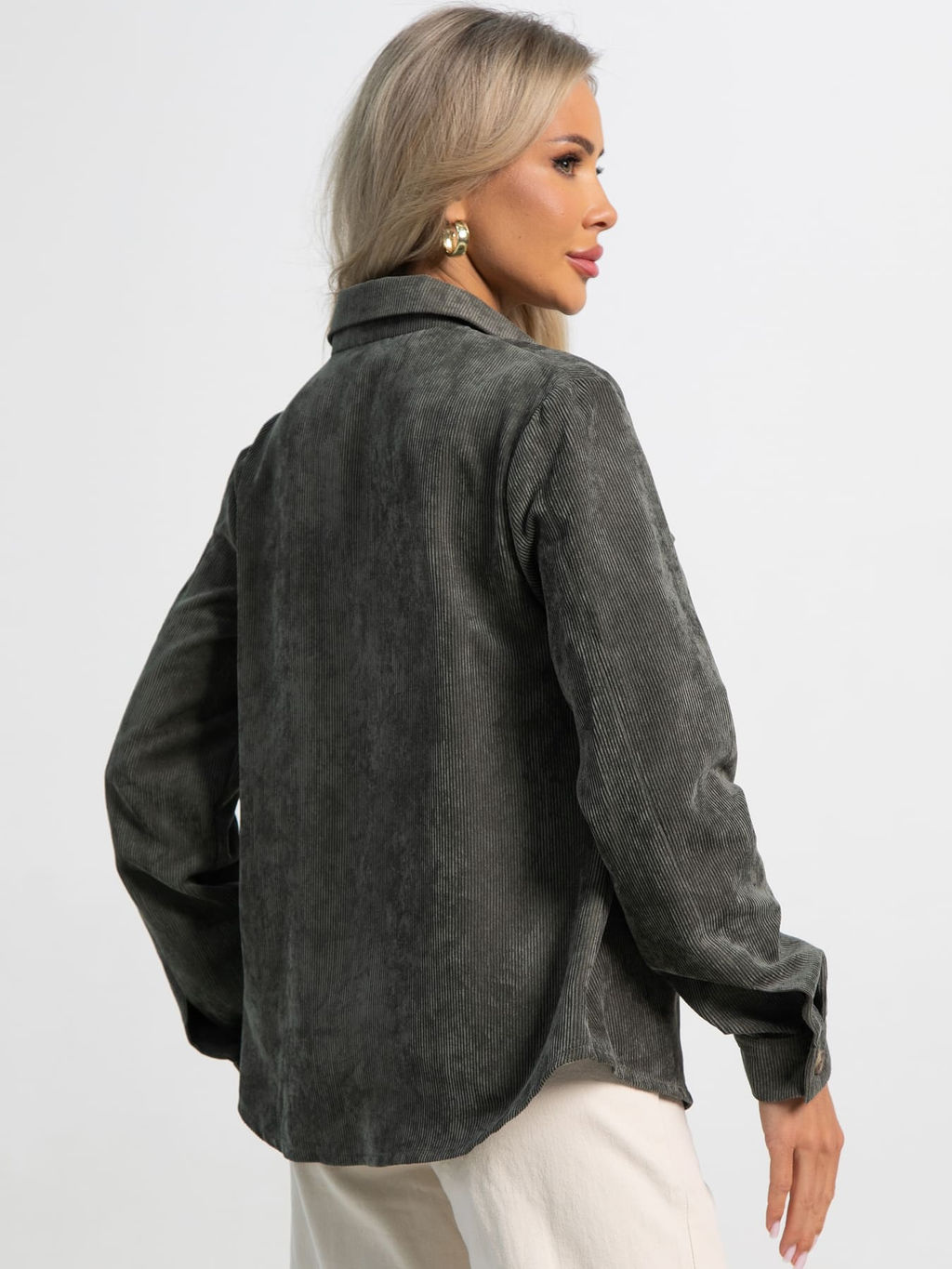 Рубашка Свежая рифма (хаки) Б15301-2М