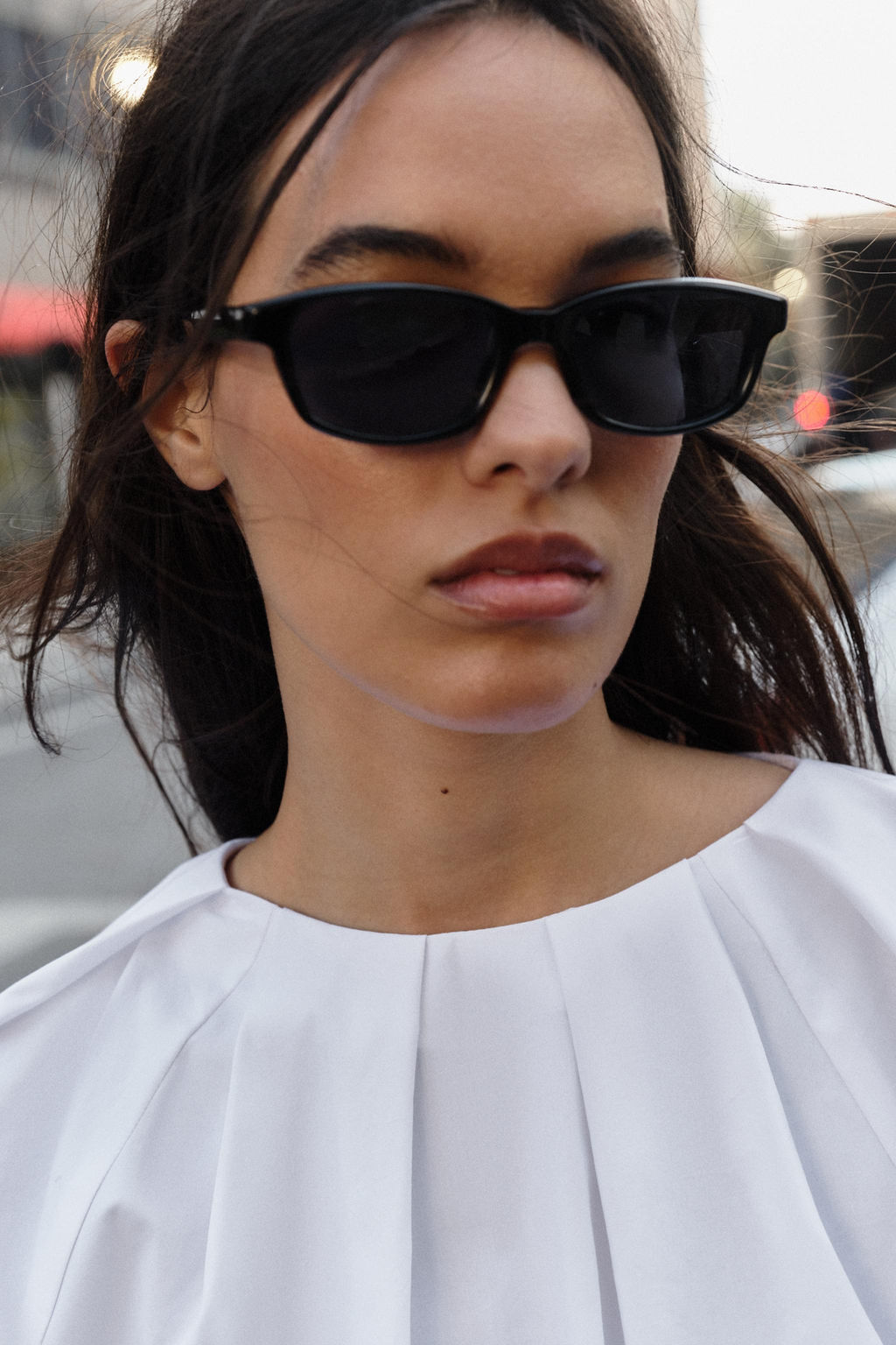 CAMISA POPEL?N GLOBO / blanco - Zara фото 6