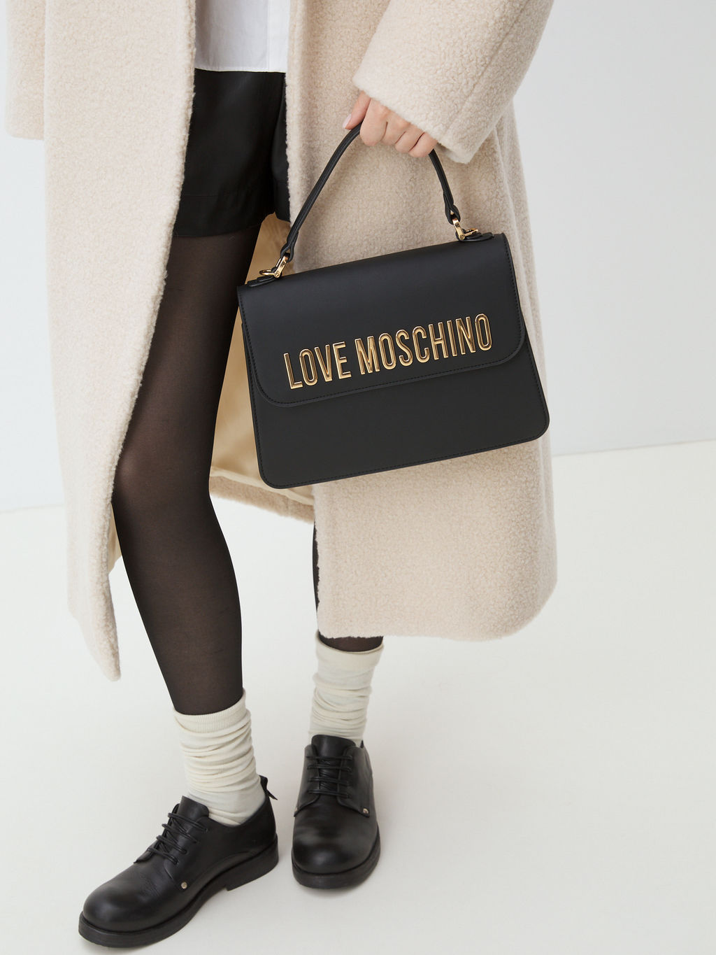 Женская сумка с ручками LOVE MOSCHINO BOLD LOVE Артикул 4376995, черный  фото 2