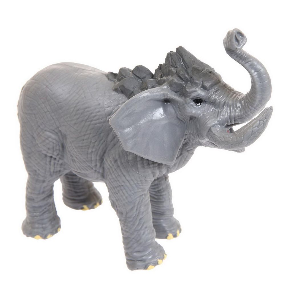Фигурка Abtoys Юный натуралист Дикие животные и птицы Слон, термопластичная резина  фото 2