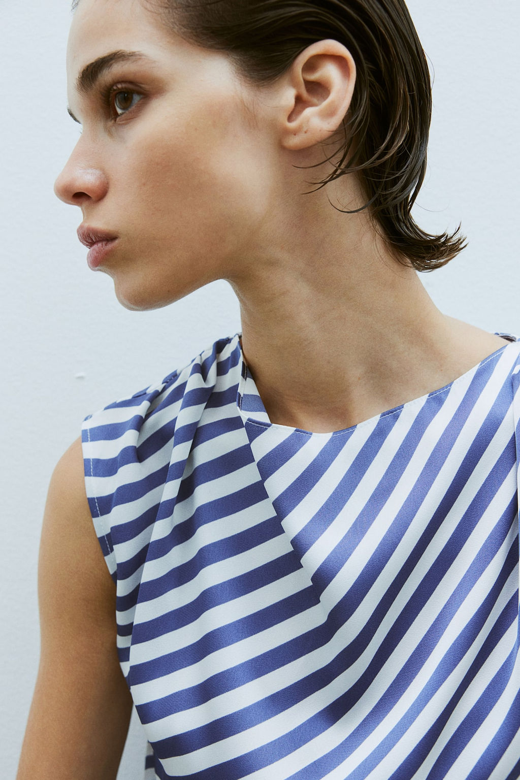 Top drapeado de saten - H&m фото 4