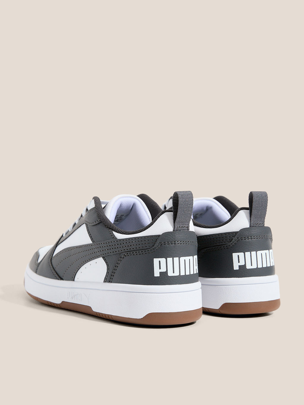 Детские кеды PUMA Puma Rebound V6 Lo Jr Артикул 4587267, темно-серый