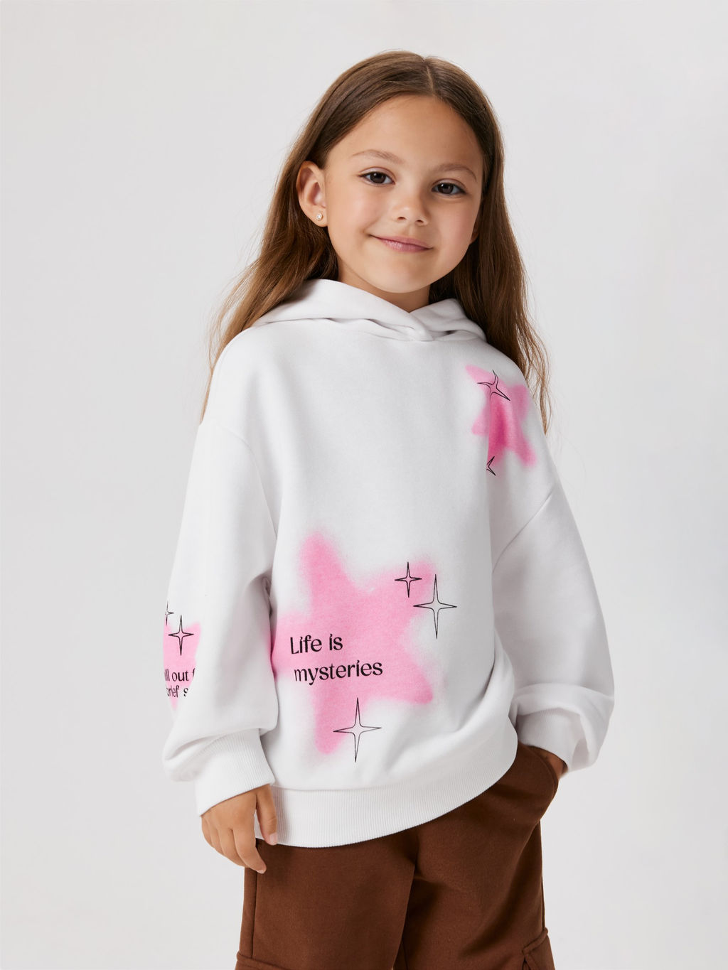 ACOOLA / Джемпер детский для девочек Palmira молочный