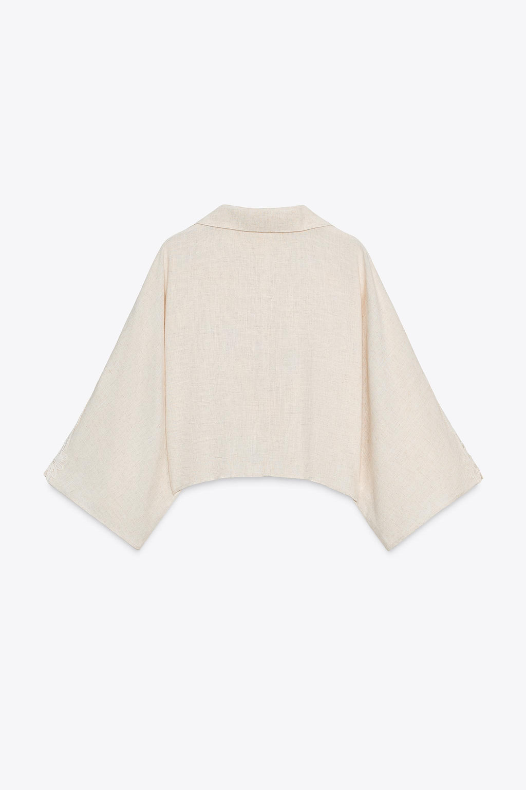 CROCHET TRIM KNOT SHIRT - Zara фото 15