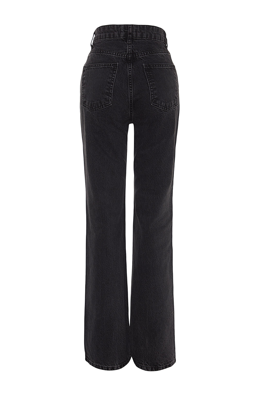 Antrasit Yuksek Bel Genis Paca Wide Leg Smoke Jeans TWOAW24JE00089