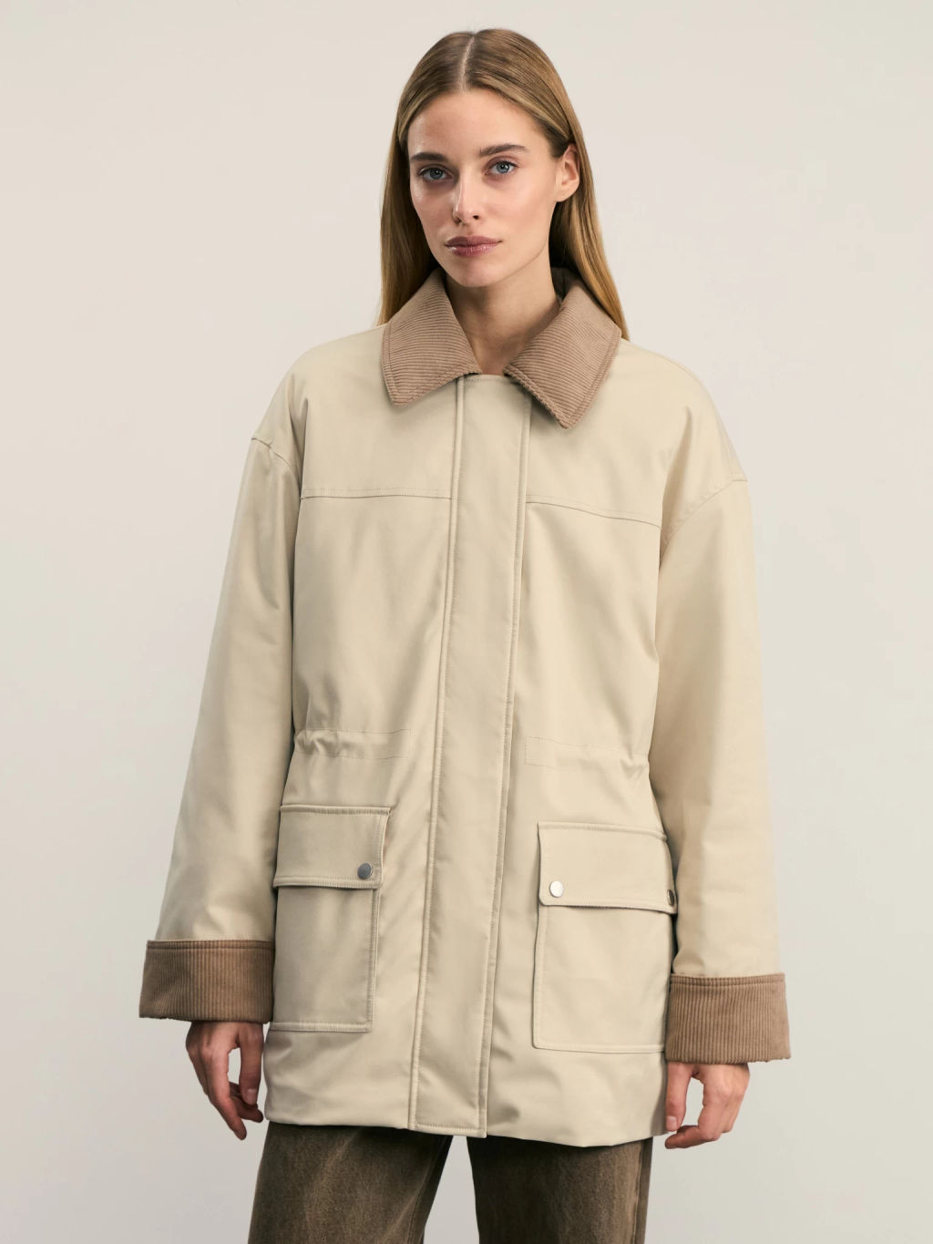 Парка утепленная на кулисе / Zarina  фото 3