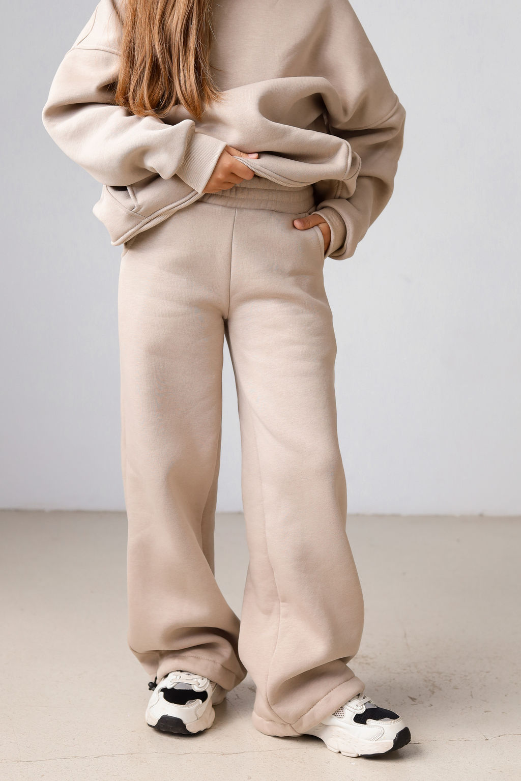 Брюки утепленные карго, нюд - Inzibe фото 5