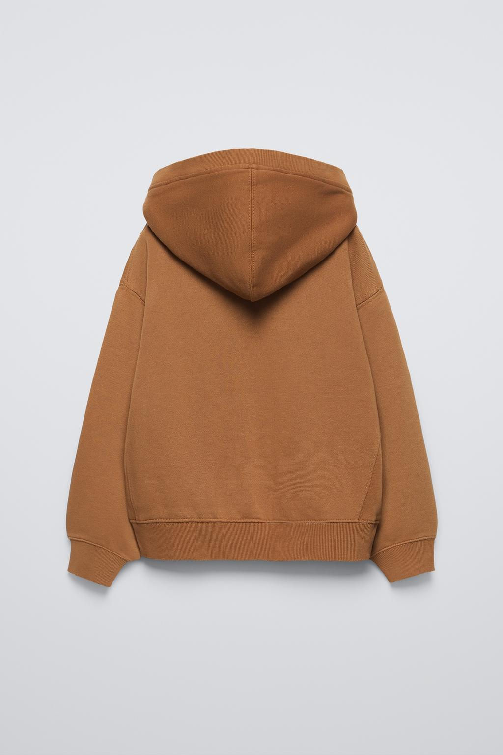PLUSH HOODIE AND WIDE-LEG TROUSERS SET - Zara фото 4