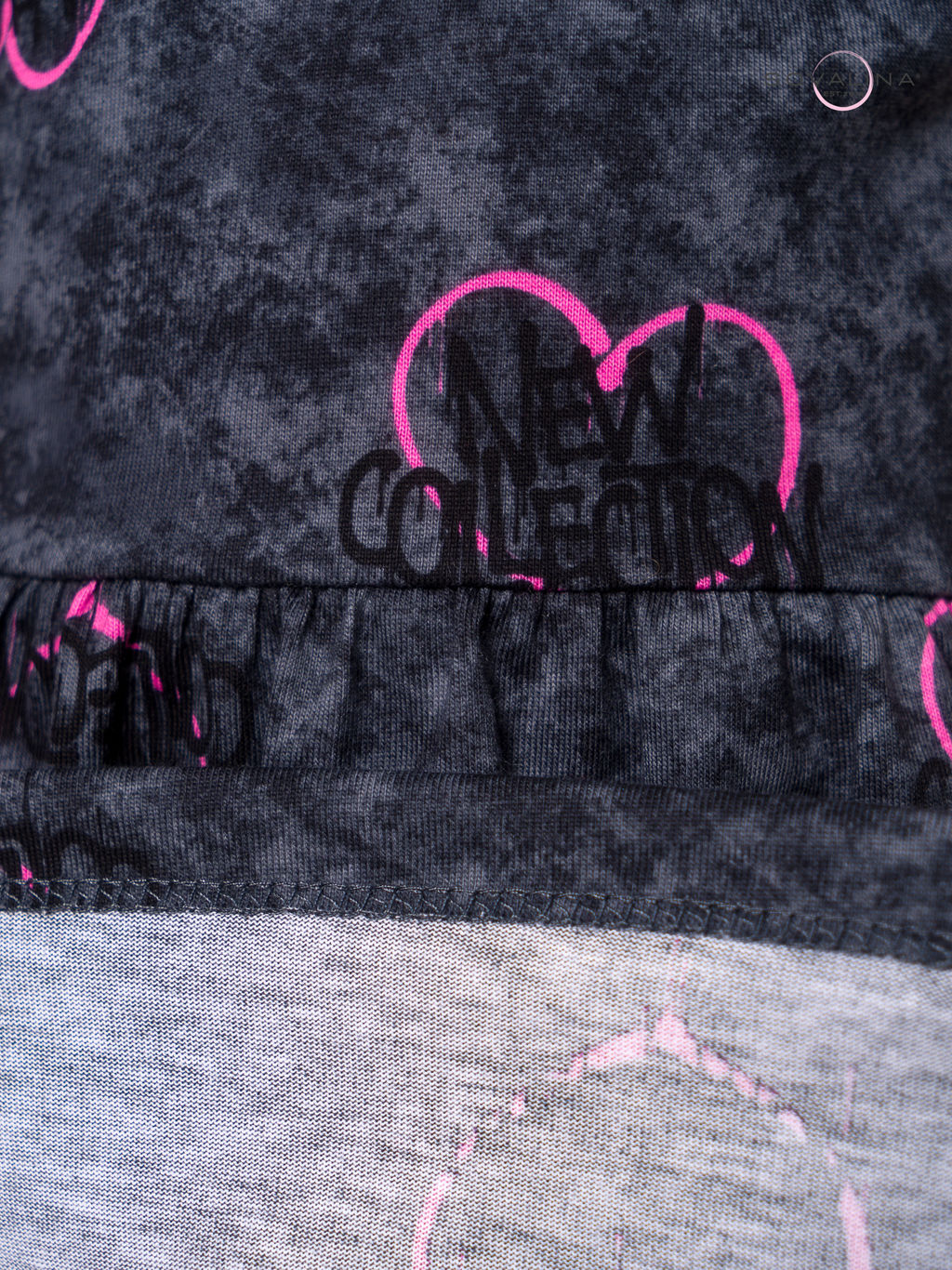 Платье Лето варенка графит сердце - Sovalina фото 5