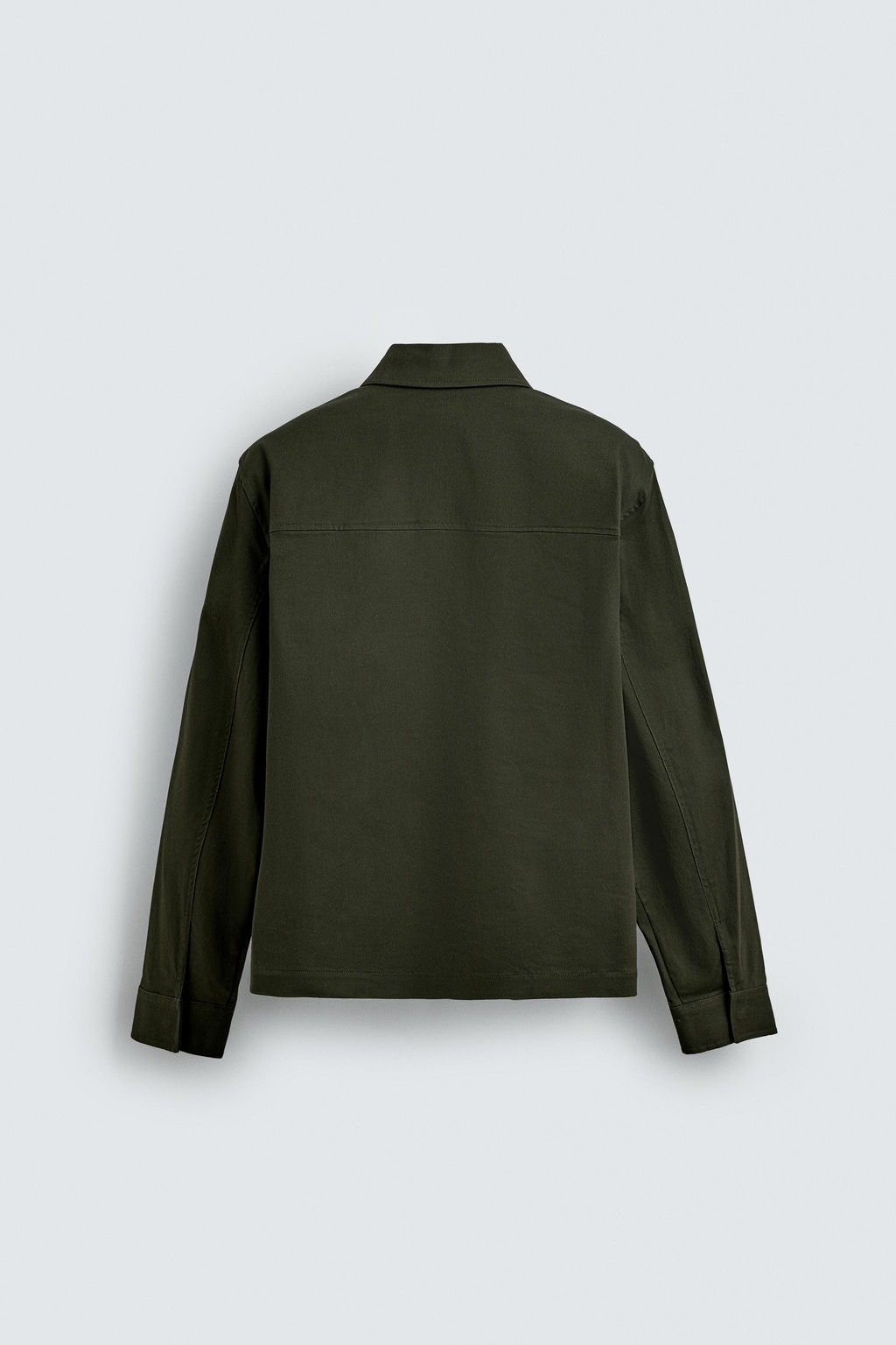SOBRECAMISA REGULAR FIT BOLSILLOS / Khaki - Zara фото 8