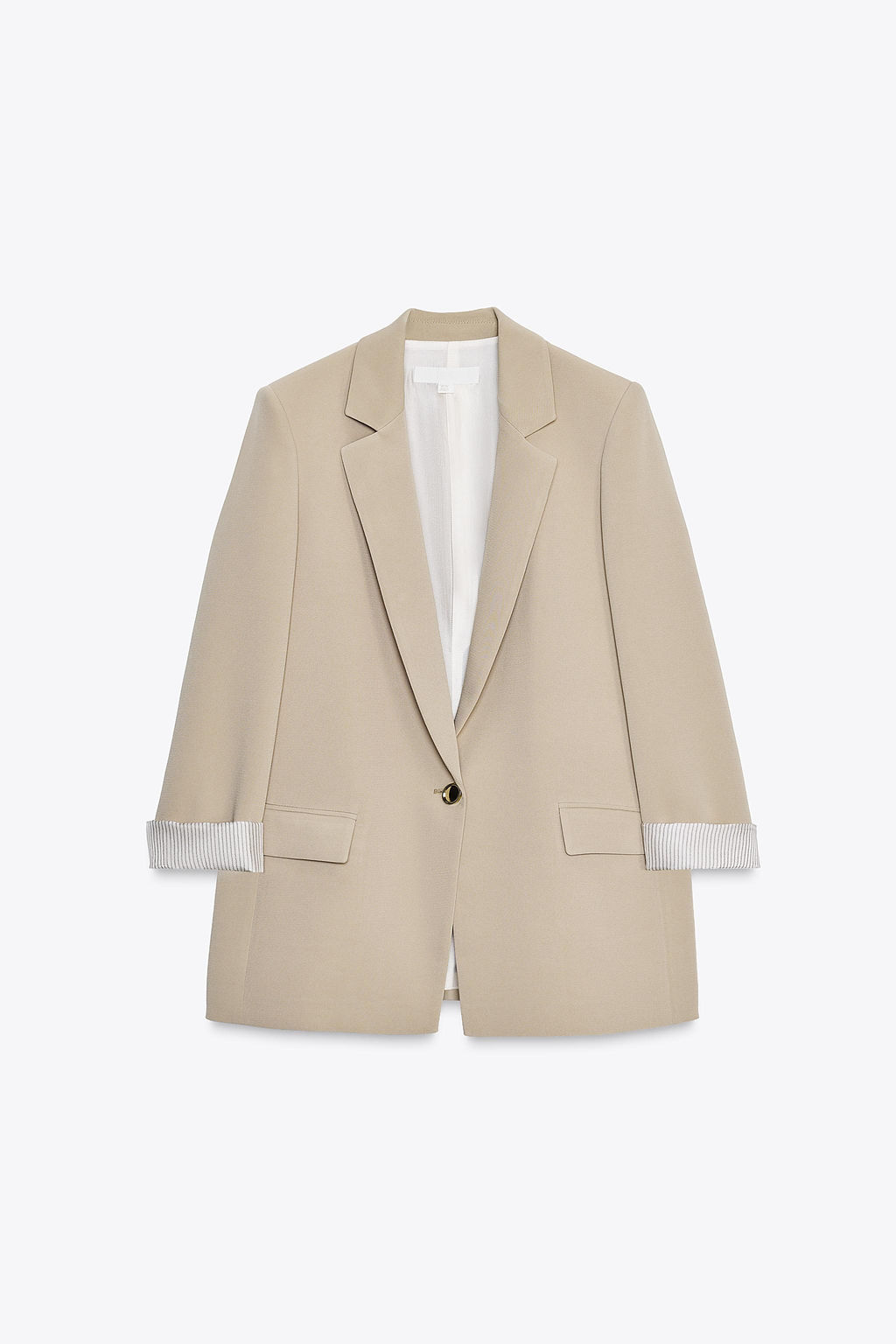 PRINTED CUFF BLAZER - Zara фото 6