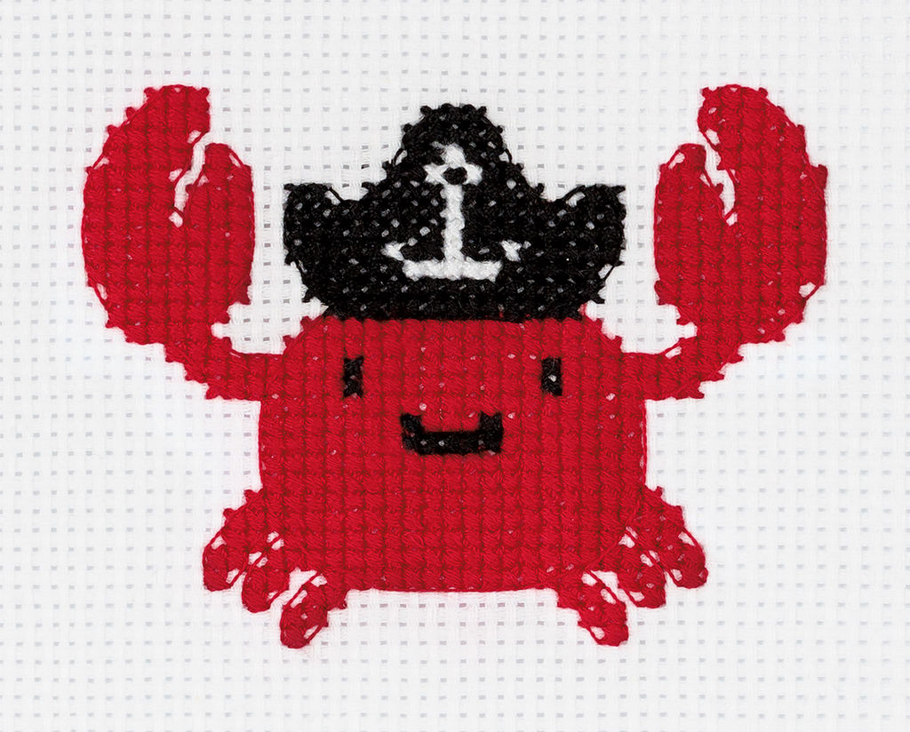 Klart набор для вышивания 12-047 Крабик 11.5 х 9.5 см